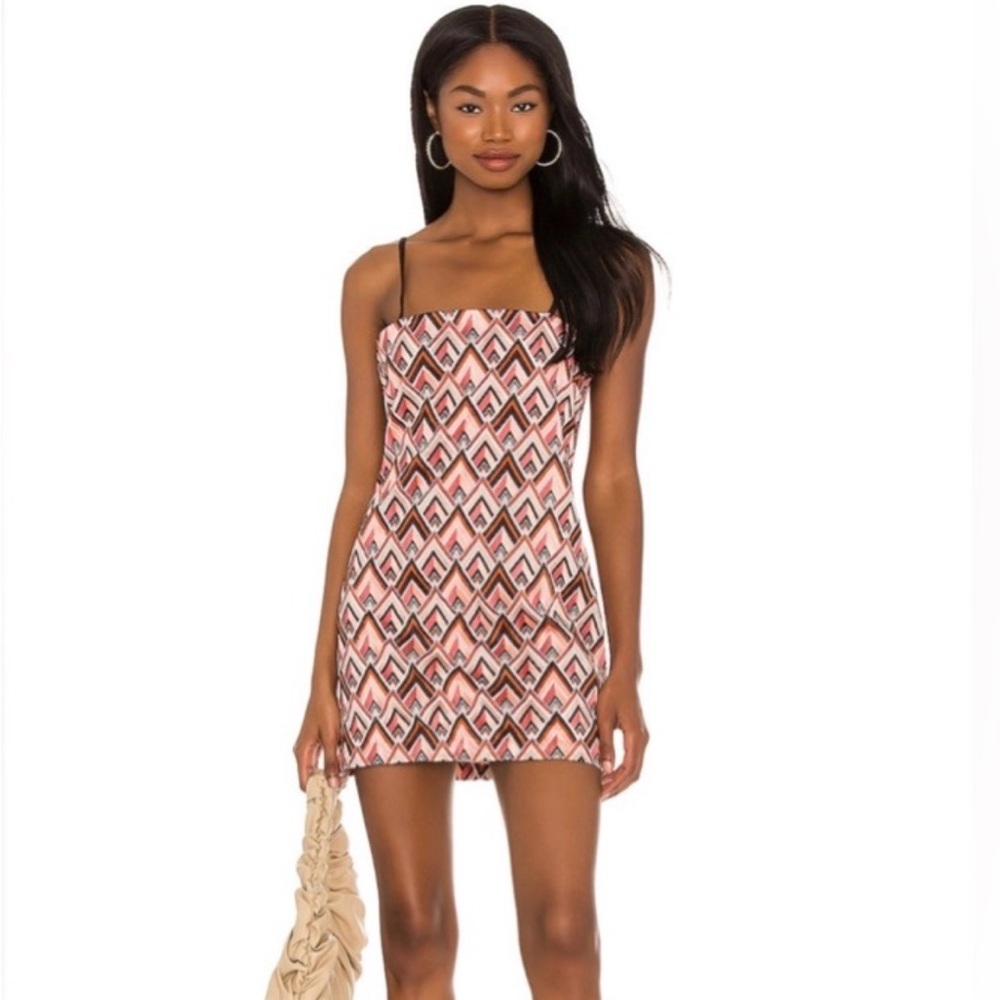 House of Harlow 1960 x Sofia Richie | Ivory Multi Embroidered Dress | XXS